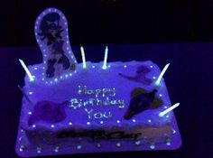 Glow in the Dark Cakes for Birthday Parties