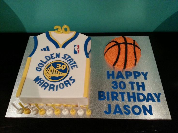 stephen curry jersey cake