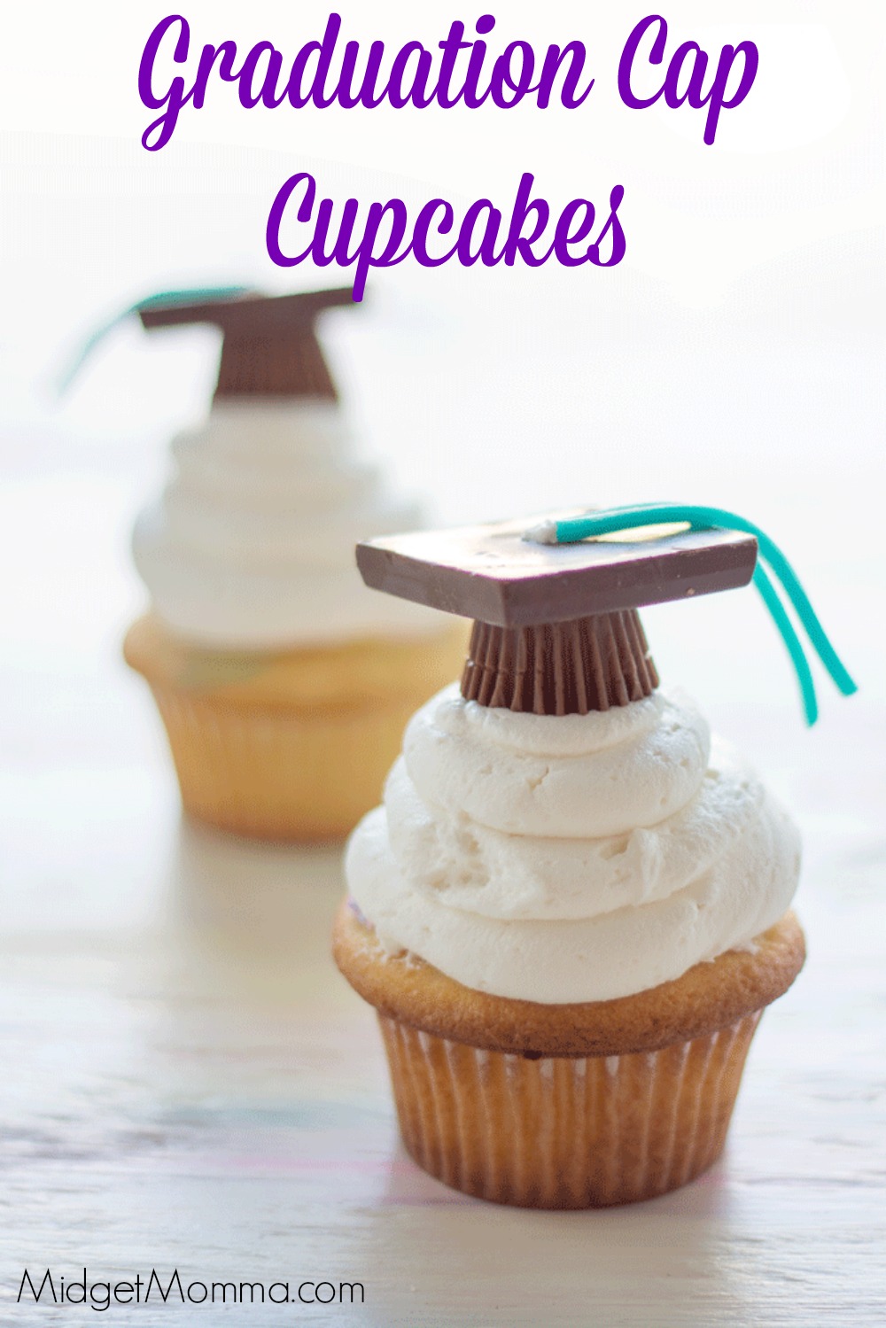 Graduation Cap Cupcakes