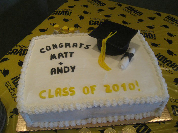 Graduation Sheet Cake