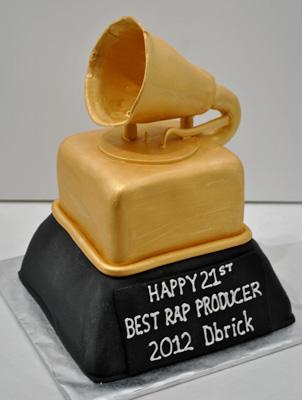 Grammy Award Birthday Cake