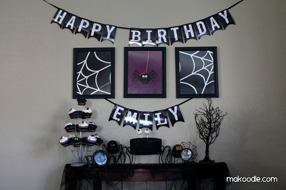 Halloween Birthday Party Decoration Ideas