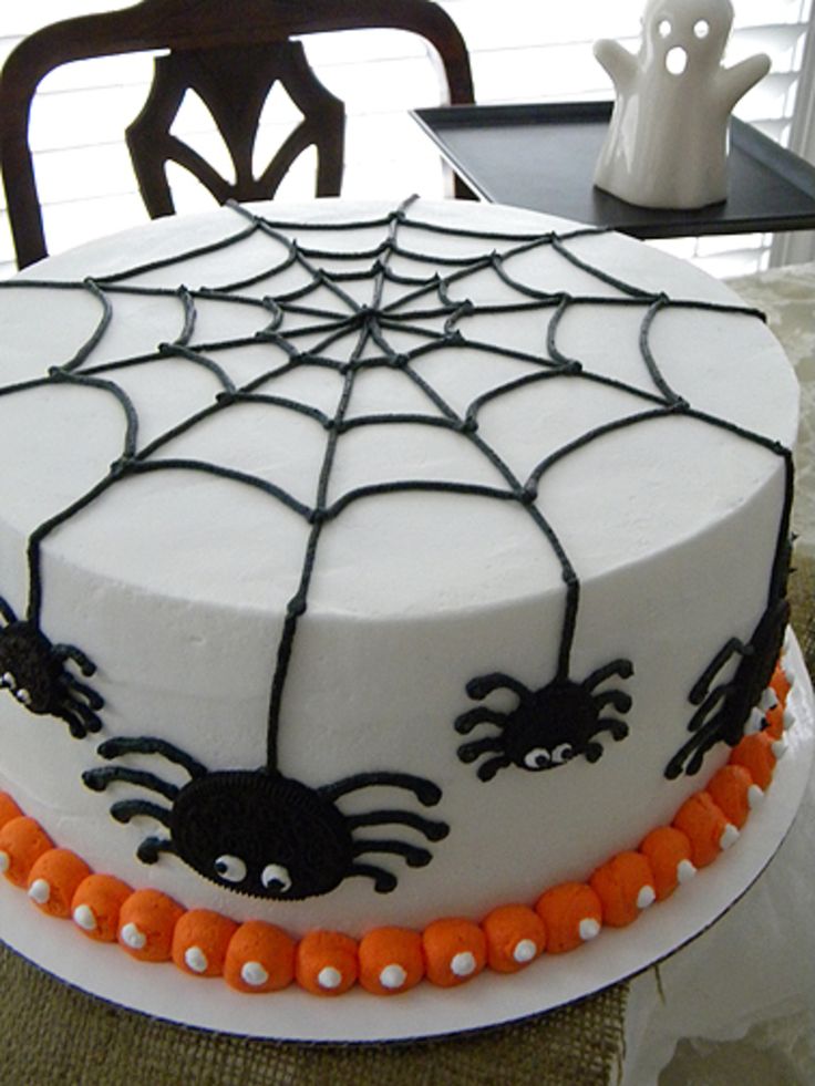 Halloween Spider Birthday Cake