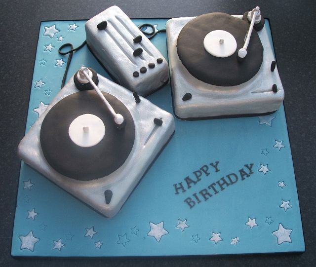 Happy Birthday DJ Cake