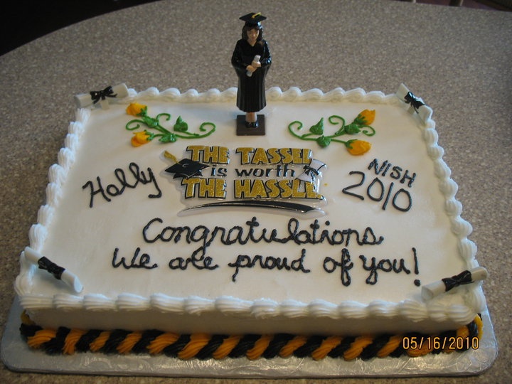 High School Graduation Sheet Cake Ideas