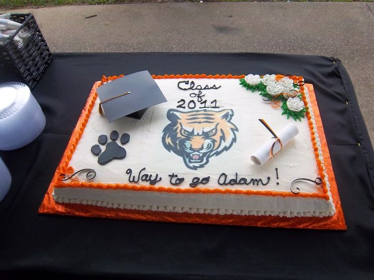 High School Graduation Sheet Cake