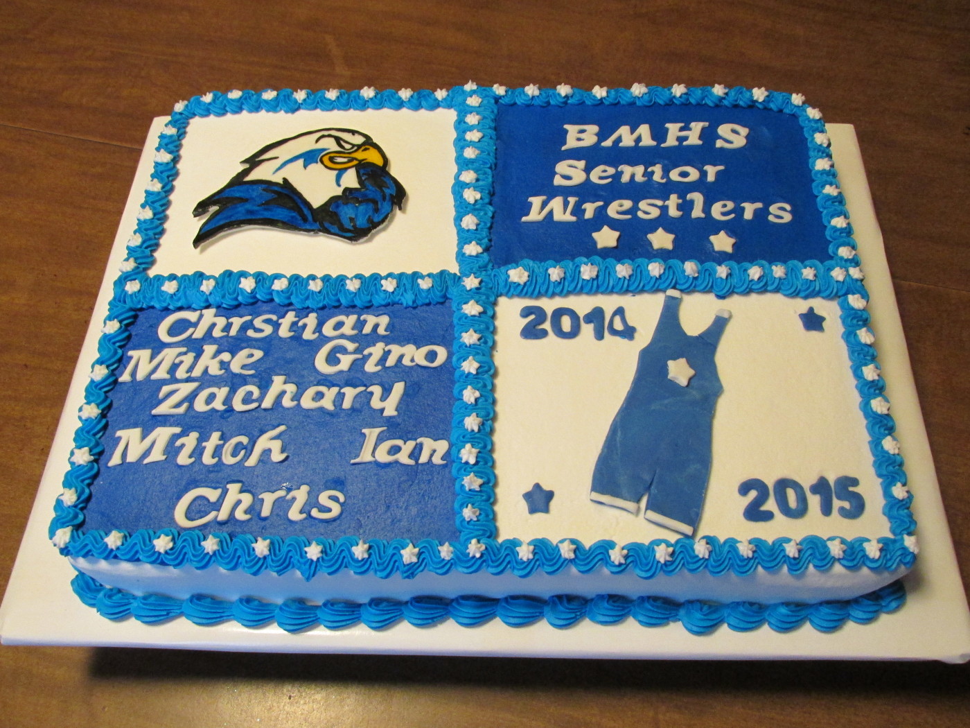 High School Wrestling Cake Ideas