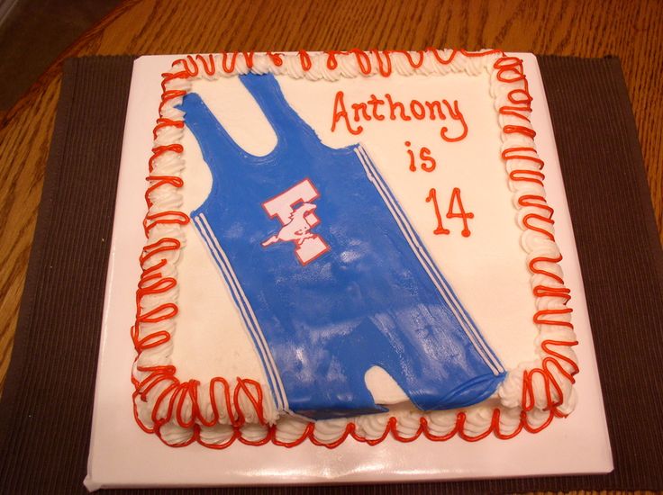 High School Wrestling Cake Ideas