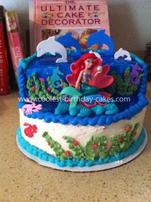 7 Photos of Homemade Ariel Cakes