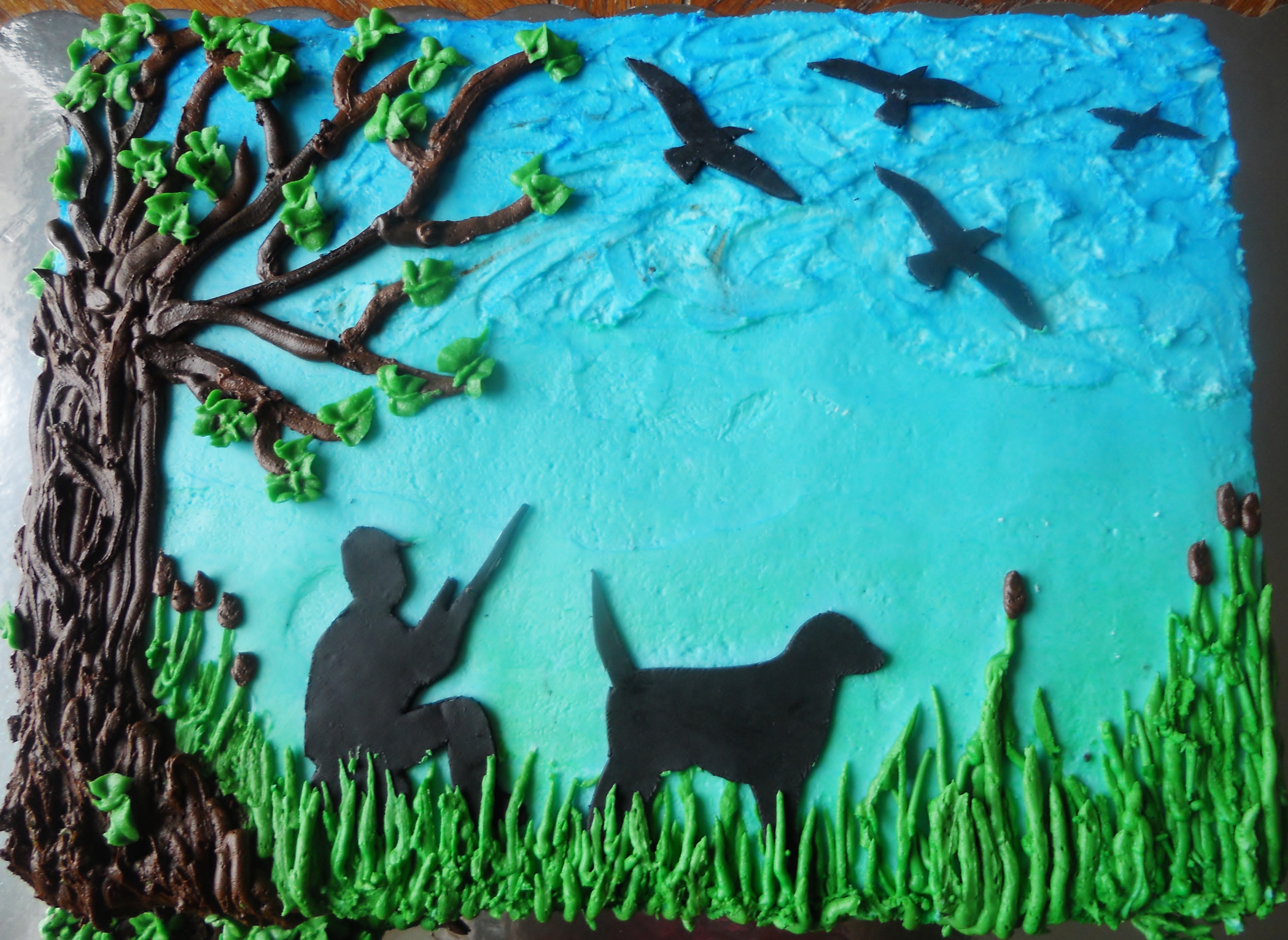 8 Photos of Duck Hunting Sheet Cakes