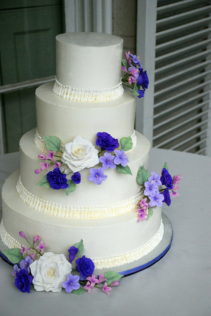 Italian Buttercream Wedding Cake