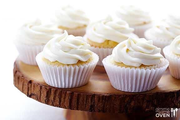 Lemon Cupcakes with Cream Cheese Frosting