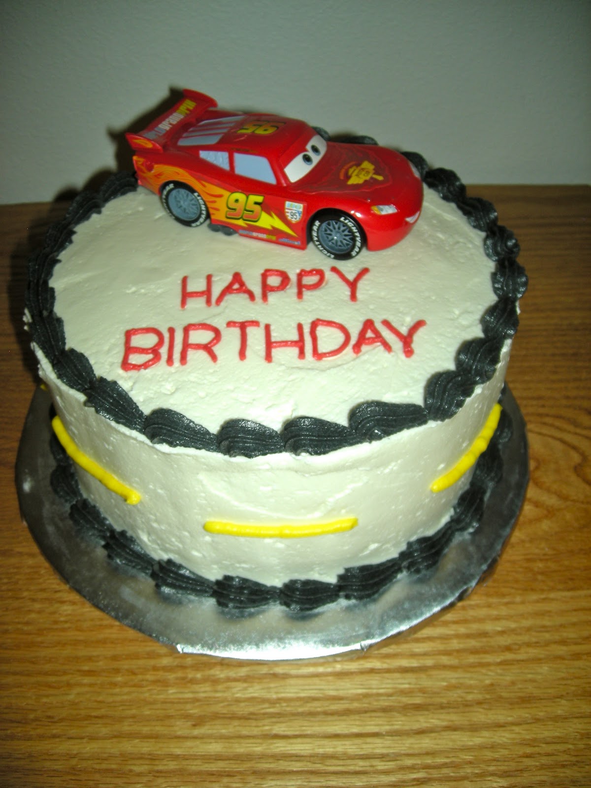 Lightning McQueen Birthday Cake