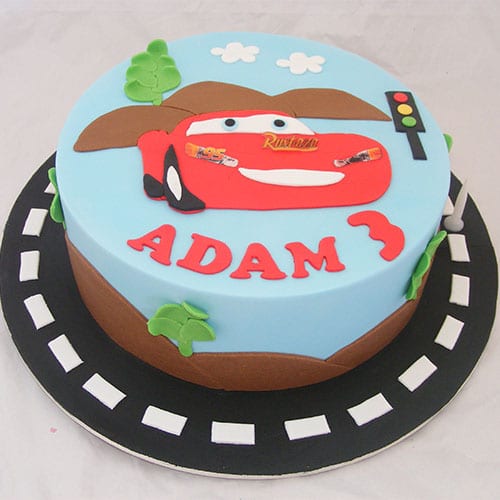 Lightning McQueen Cake