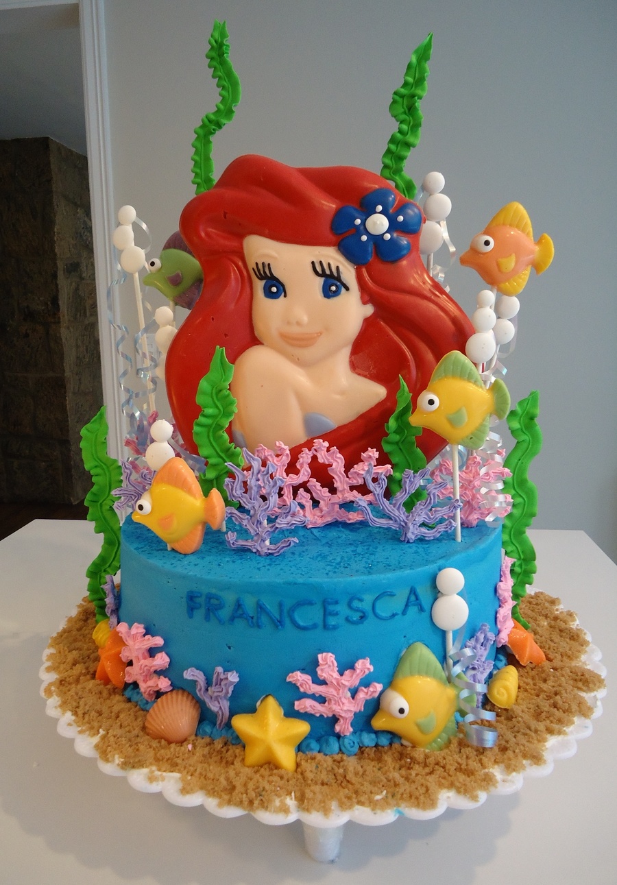 Little Mermaid Birthday Cake