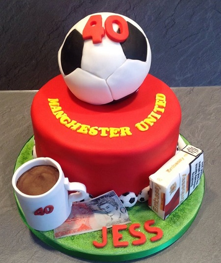 Manchester United Birthday Cake