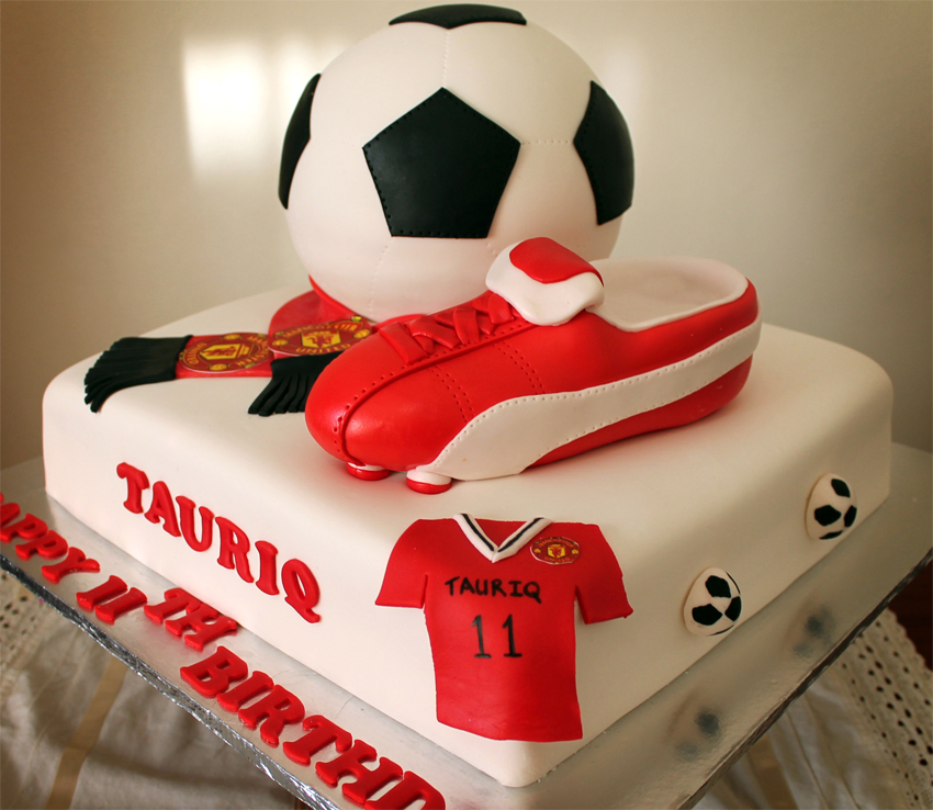 Manchester United Themed Cake