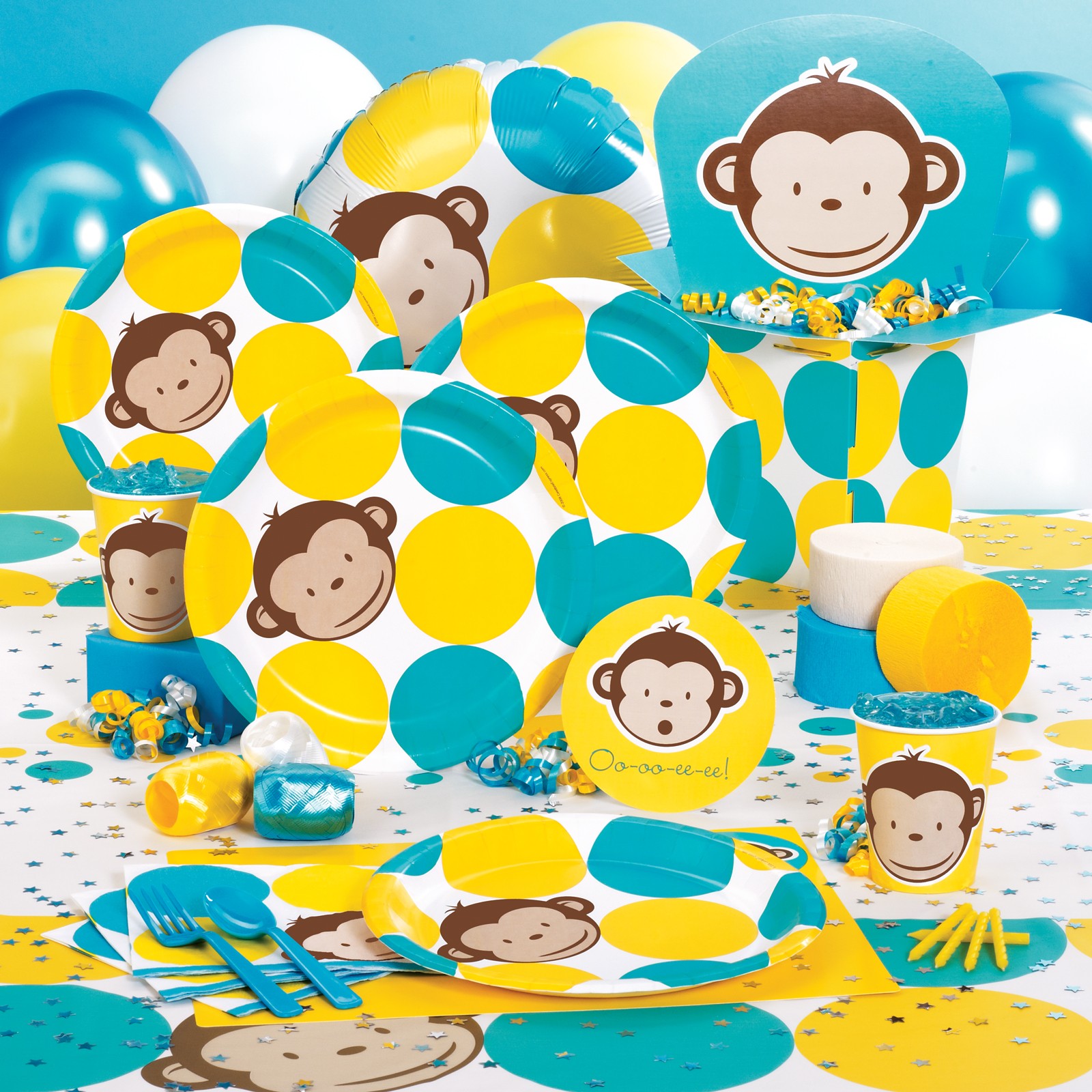 Monkey Birthday Party Supplies