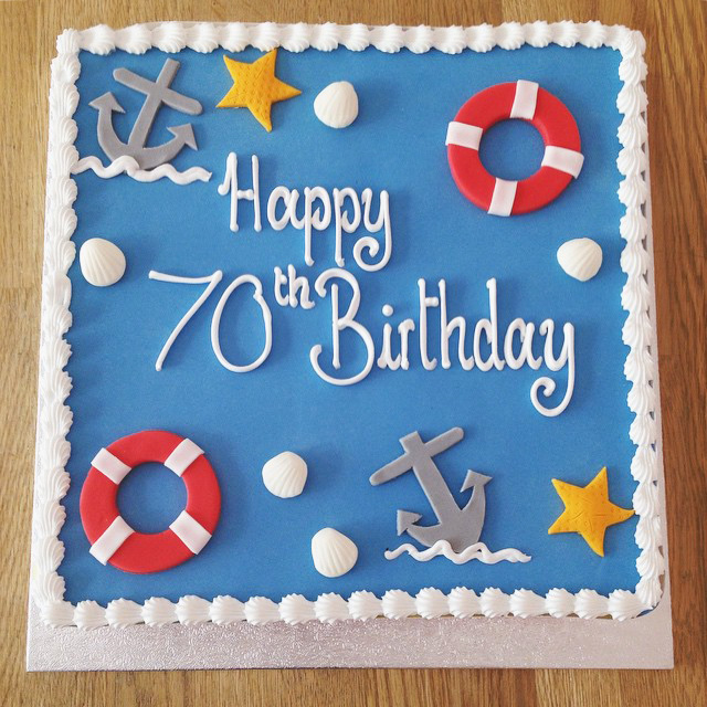 Nautical Birthday Cake