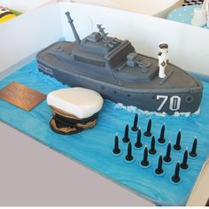 12 Photos of Navy Ship Cakes Decorations