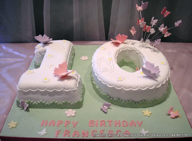 10 Photos of Number Shaped Birthday Cakes 10