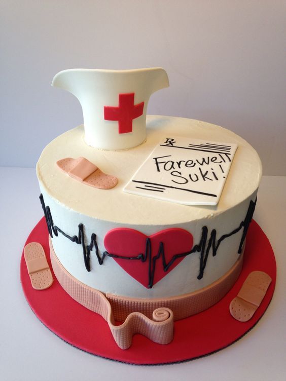 Nurse Retirement Cake Idea