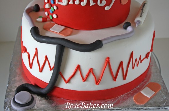 Nursing School Graduation Cake