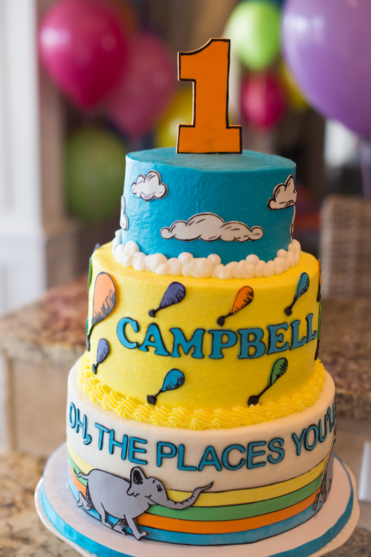 OH the Places You'll Go Cake