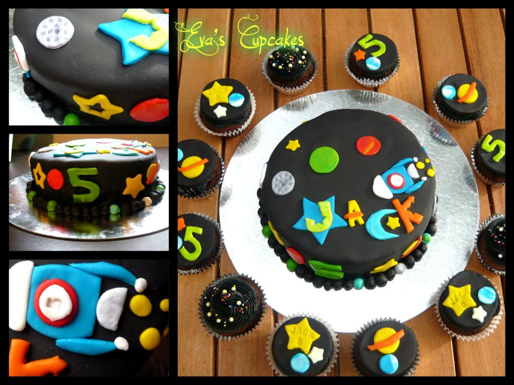 Outer Space Themed Cakes