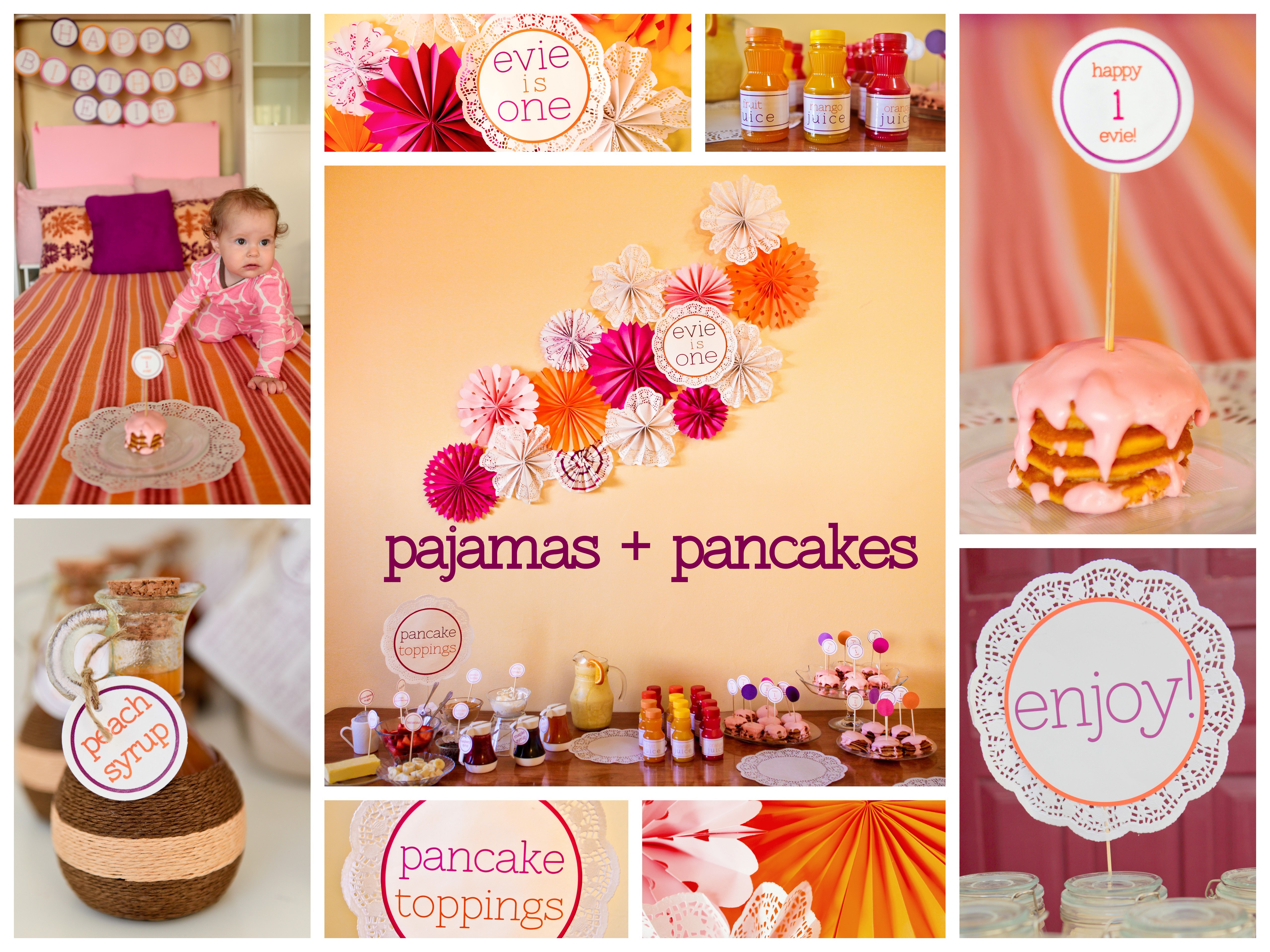 Pancakes and Pajamas Birthday Party Ideas