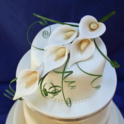 Pictures of One Layer Square Wedding Cakes