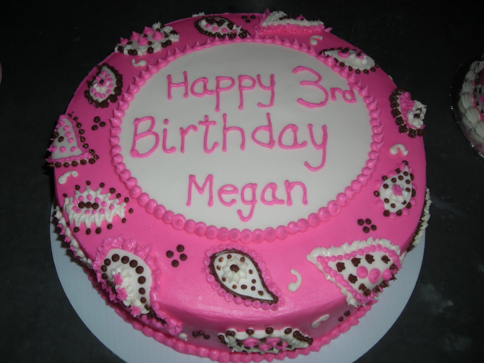 Pink Bandana Birthday Cake