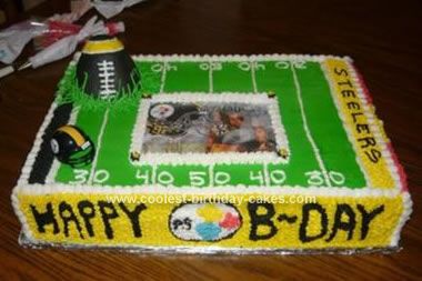 Pittsburgh Steelers Happy Birthday Cake