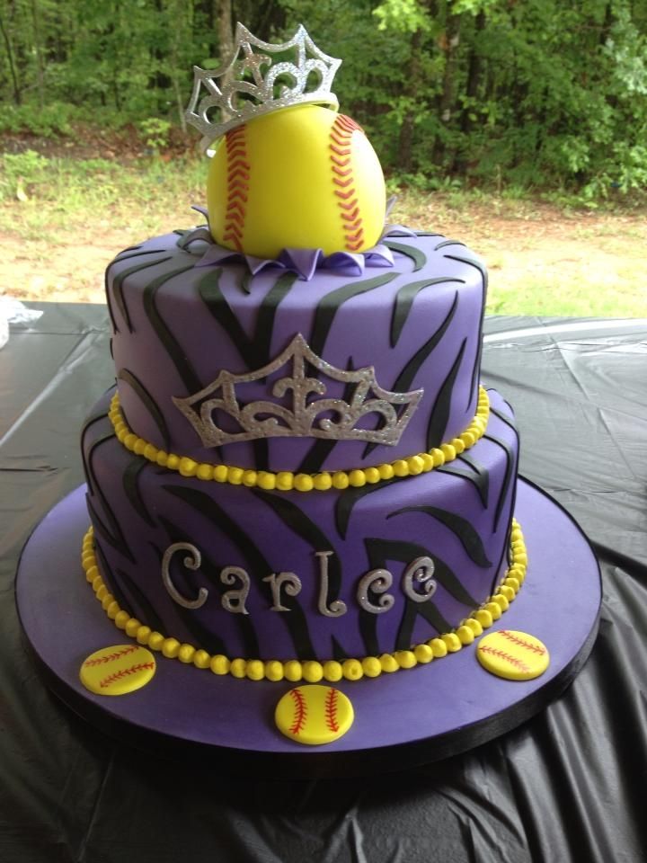 Princess Birthday Cakes Softball