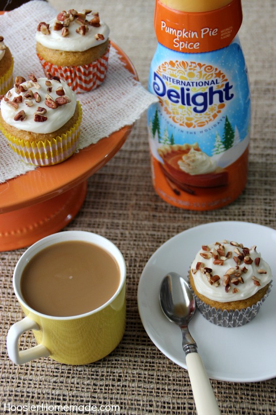 Pumpkin Spice Cupcakes with Cream Cheese Frosting