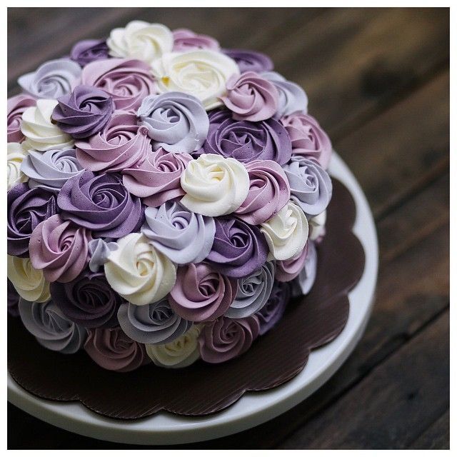 Purple Birthday Cake