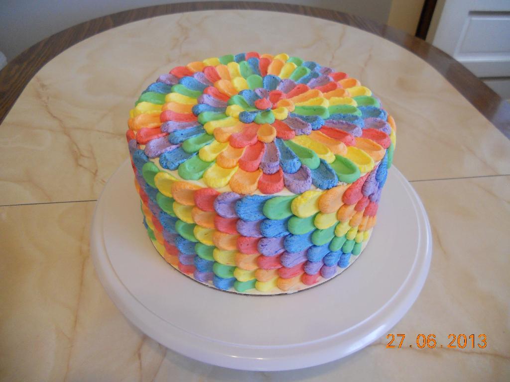 Rainbow Cake Decorating Ideas