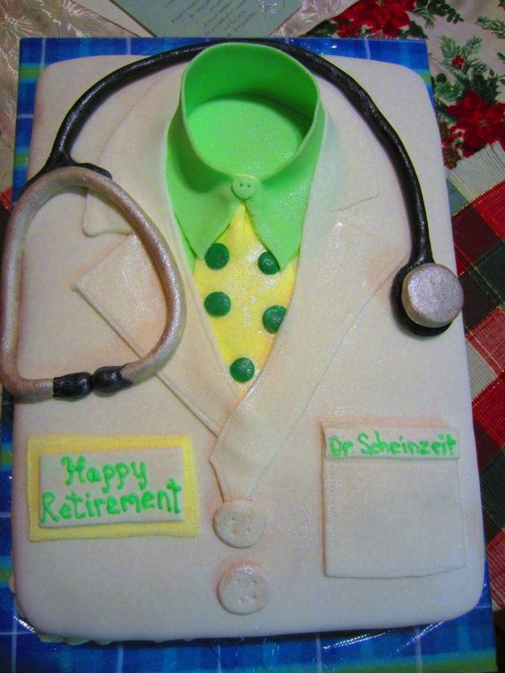 Retirement Cake for Doctor