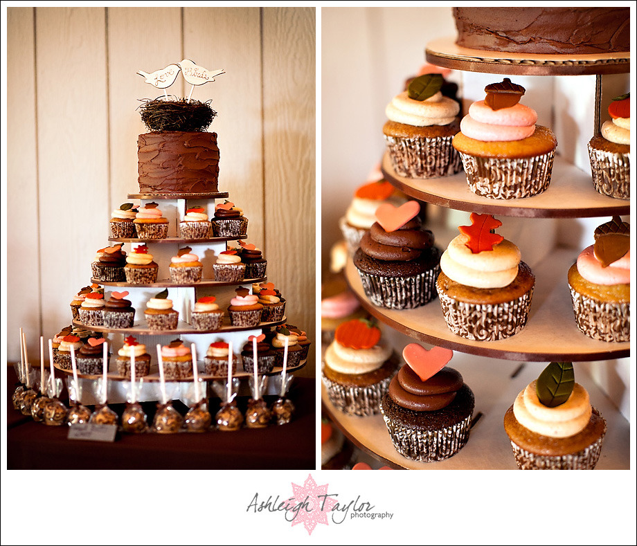 9 Rustic Themed Wedding Cupcakes Photo Rustic Wedding Cake