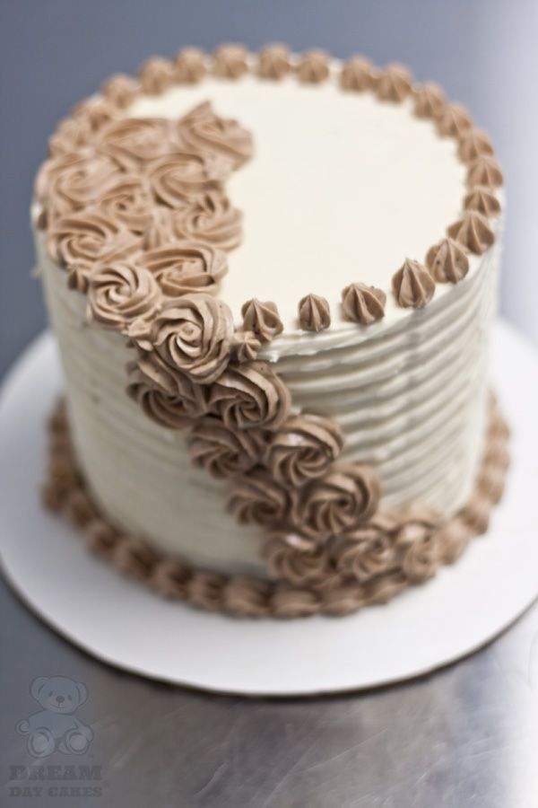 Simple Buttercream Birthday Cake Designs