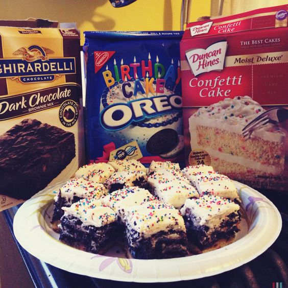 Slutty Brownie Birthday Cake