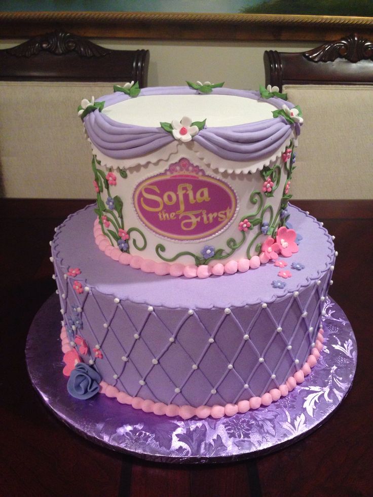 Sofia the First Birthday Cakes for Girls