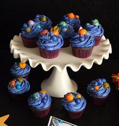 Space Party Cupcakes