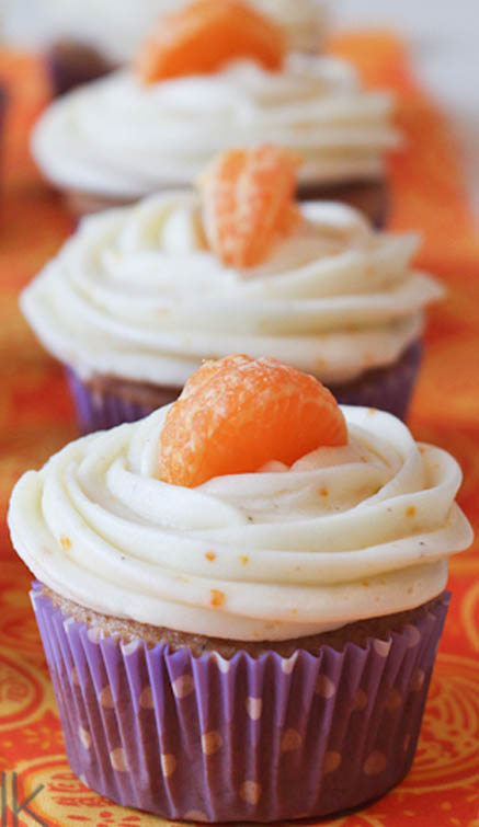 Spice Cupcakes with Cream Cheese Frosting