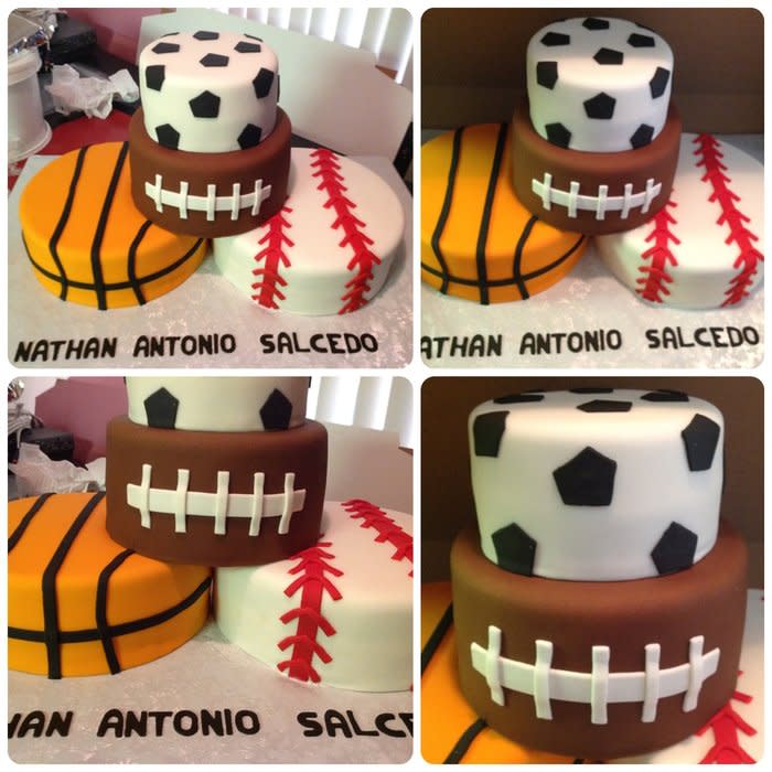 Sports Birthday Cake