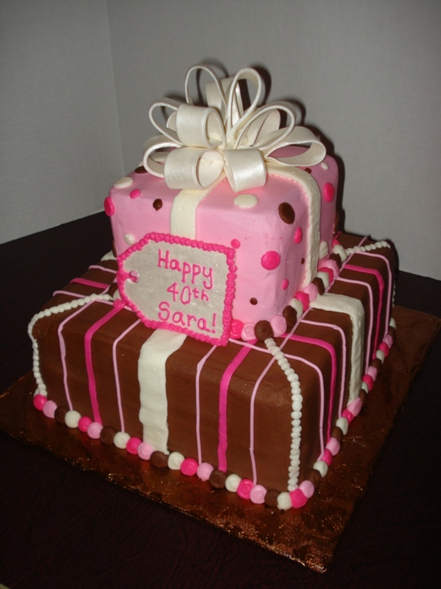 Square Tiered Birthday Cakes