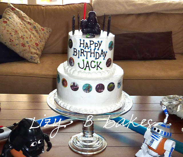 Star War Happy Birthday Cake