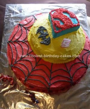 Superhero Birthday Cake