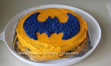 Superhero Homemade Birthday Cake