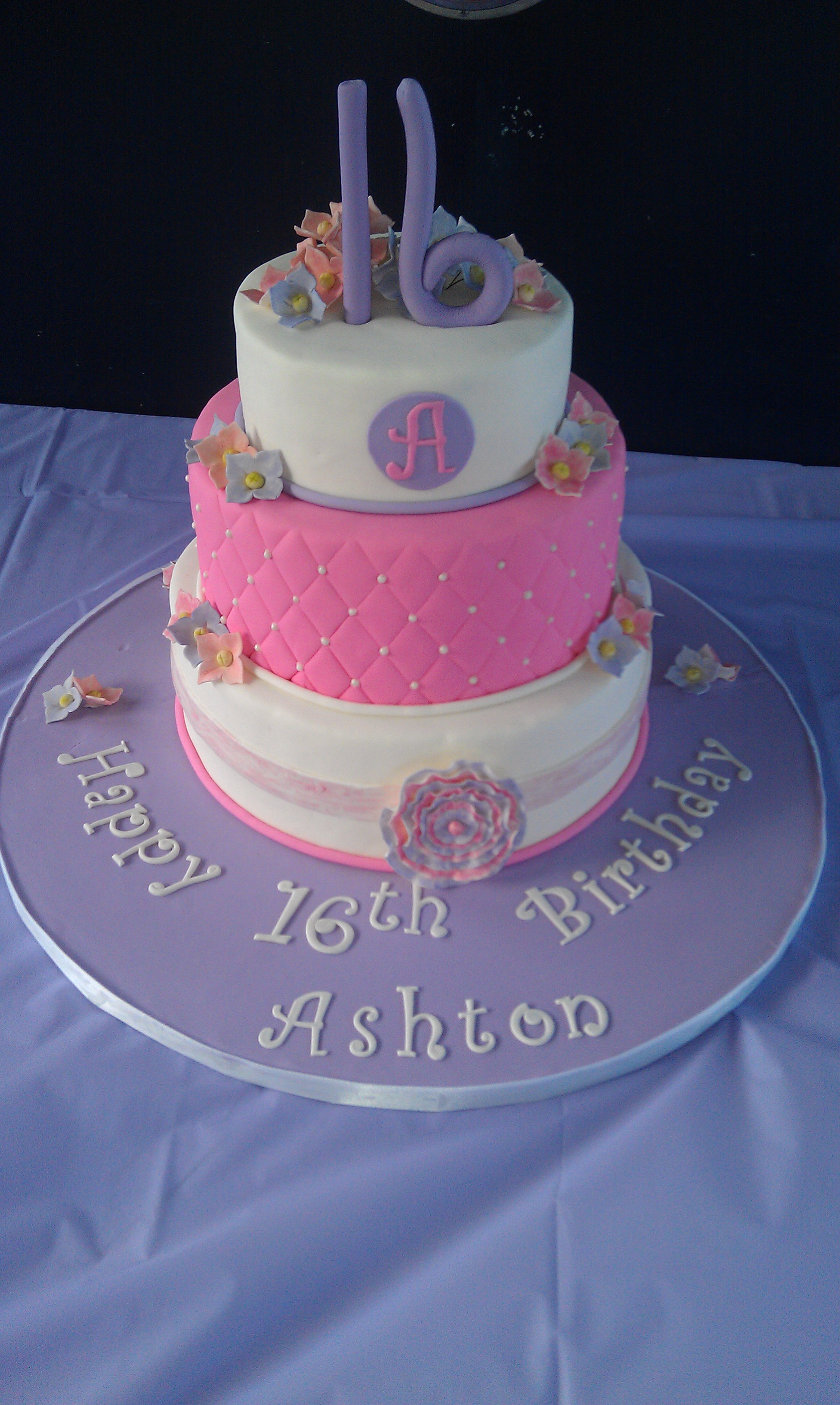 Sweet Sixteen Birthday Cake